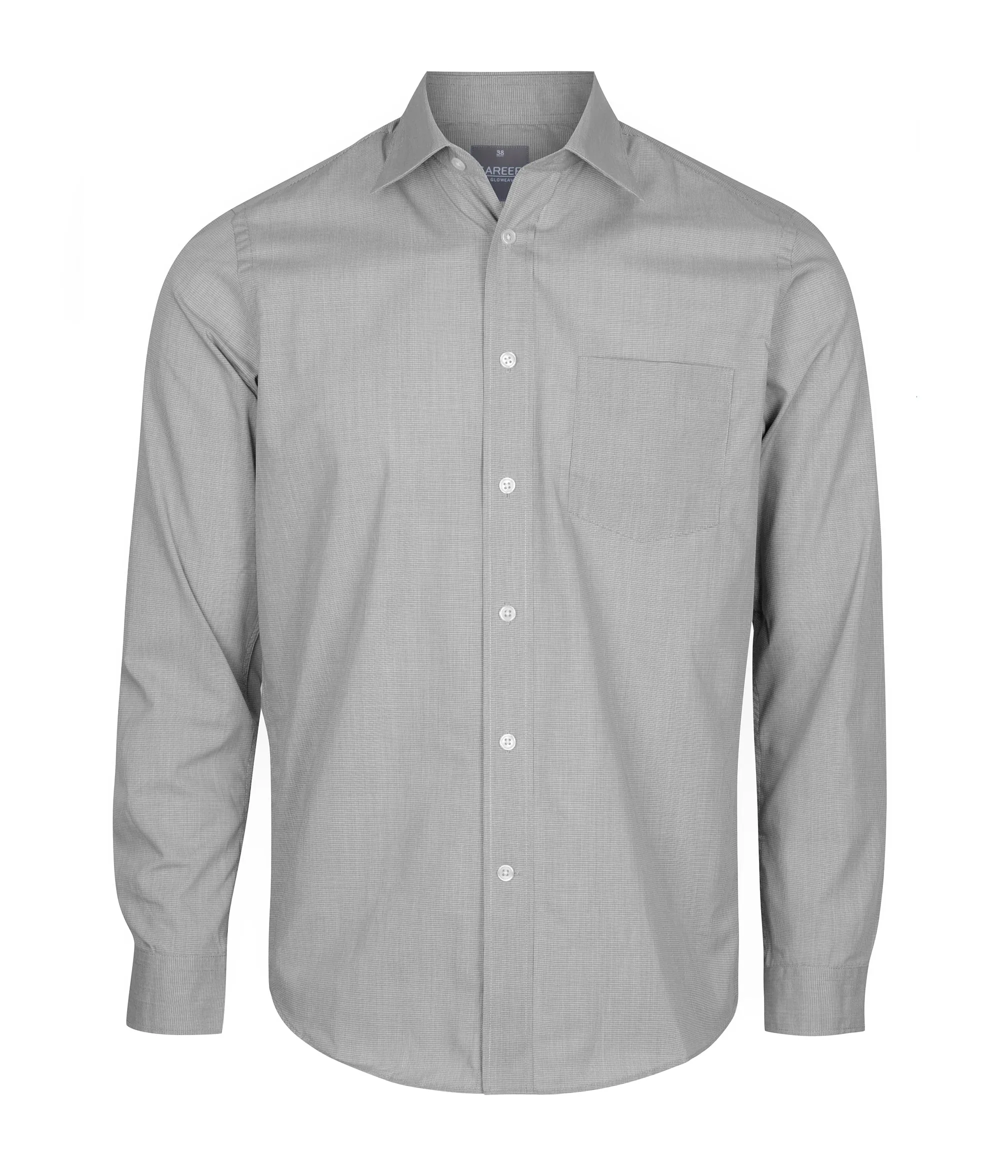 1267L Puppy Tooth Long Sleeve Shirt