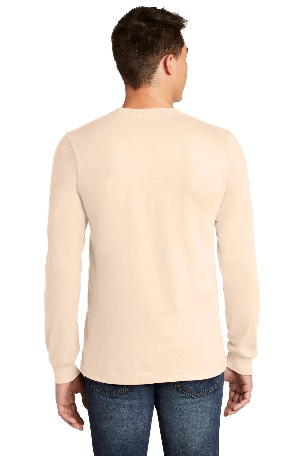 American Apparel Men's Fine Jersey Long Sleeve T-Shirt. 2007W