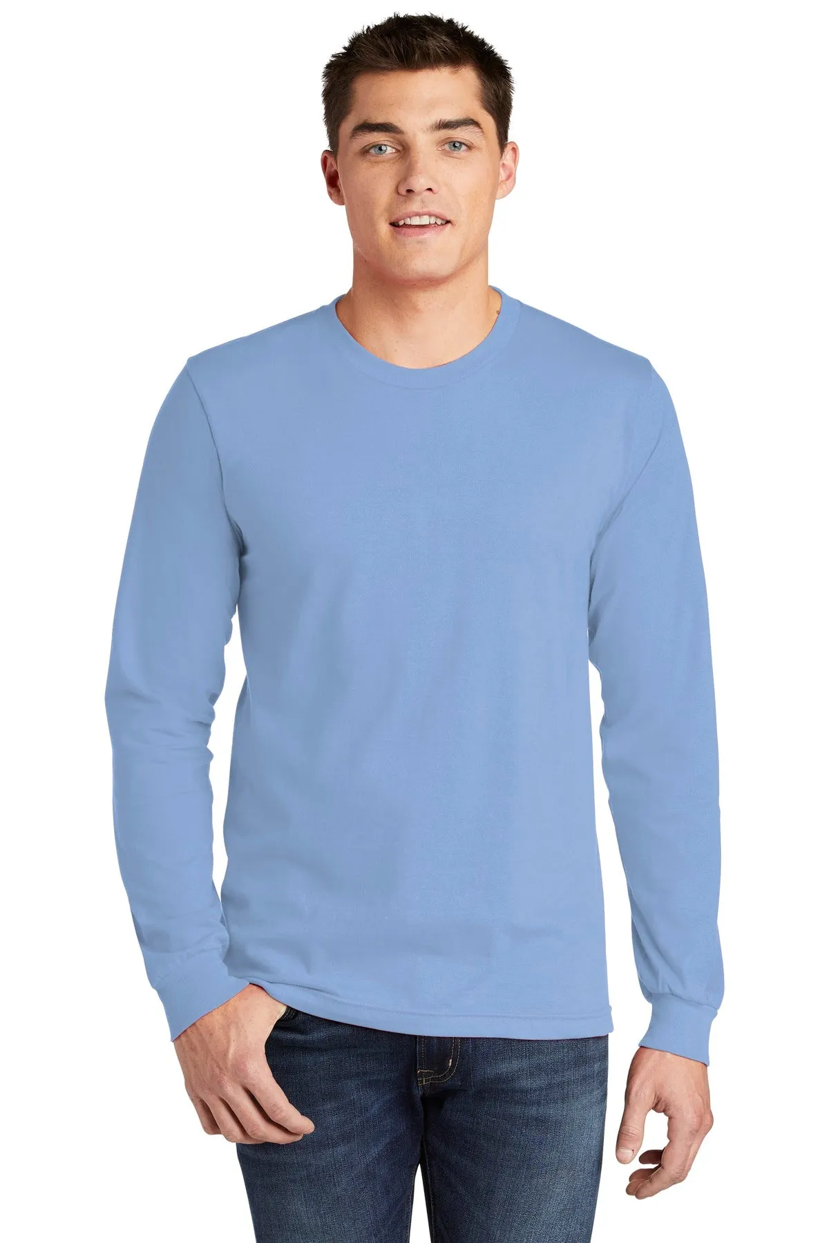 American Apparel Men's Fine Jersey Long Sleeve T-Shirt. 2007W
