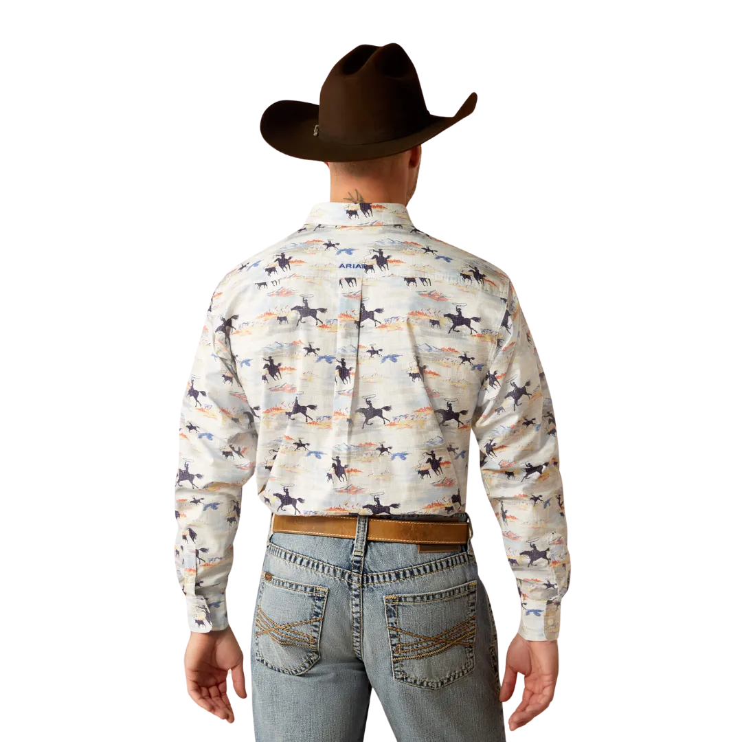 Ariat Men's Ryker Classic Fit Light Bue Shirt