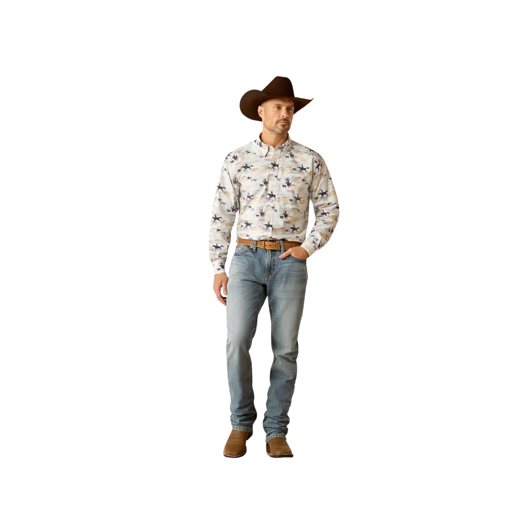 Ariat Men's Ryker Classic Fit Light Bue Shirt