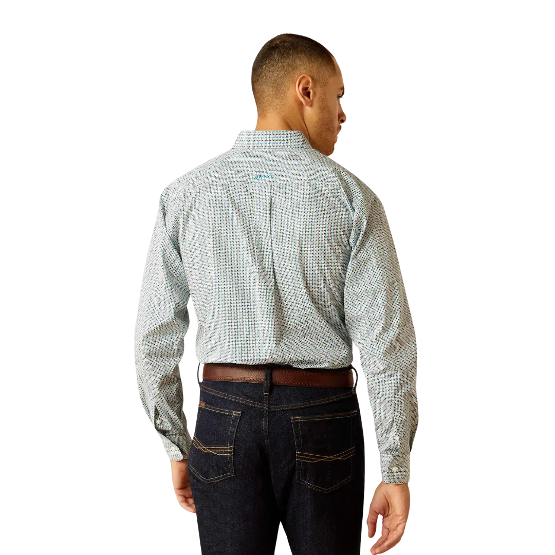 Ariat Men's Wrinkle Free Gage Classic Fit White Shirt