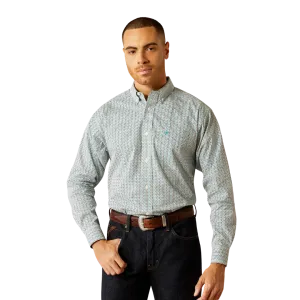 Ariat Men's Wrinkle Free Gage Classic Fit White Shirt