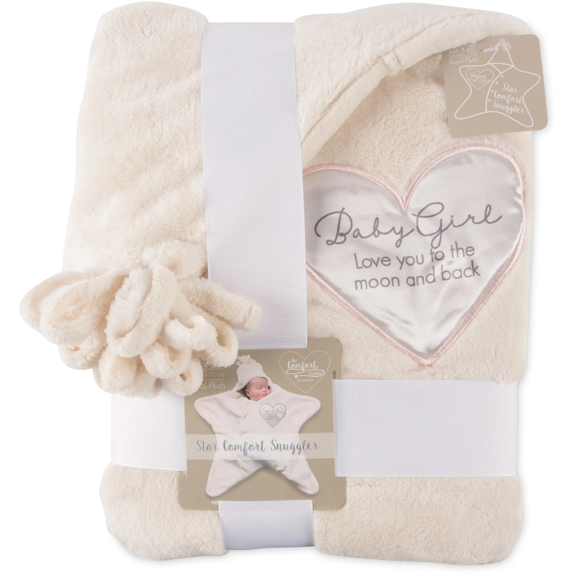 Baby Girl Star 26" x 28" Star Comfort Snuggler