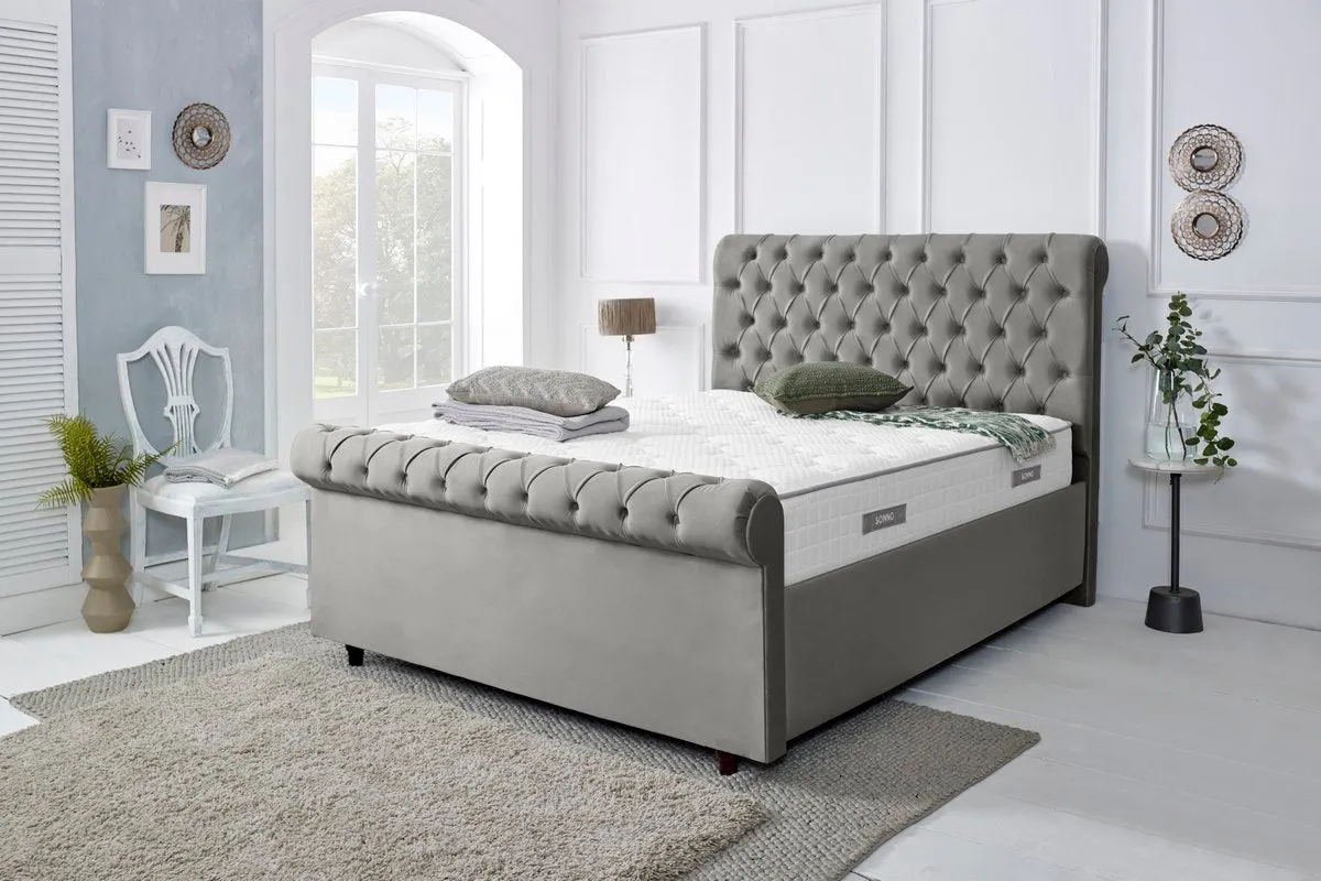 Berlin Upholstered Ottoman Bed