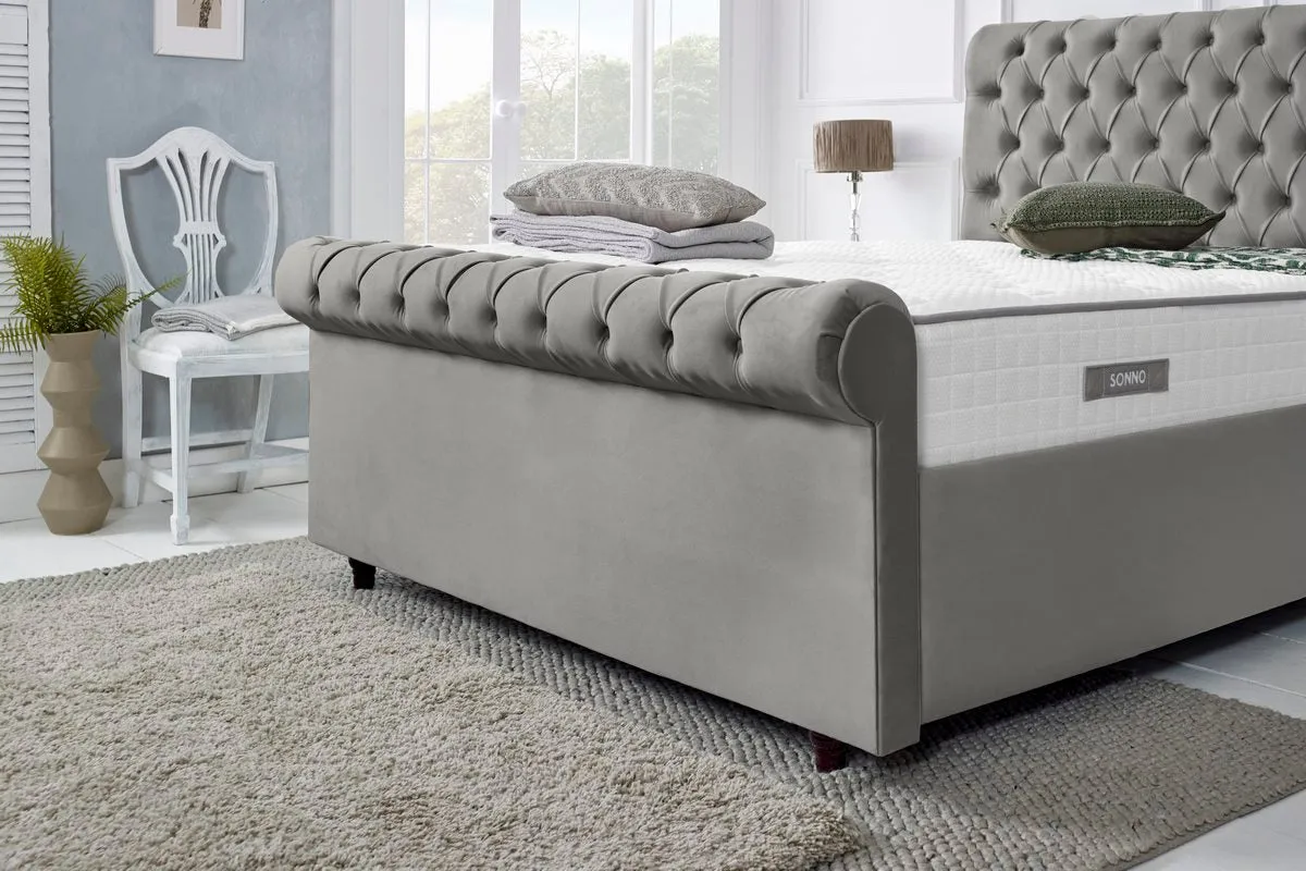 Berlin Upholstered Ottoman Bed