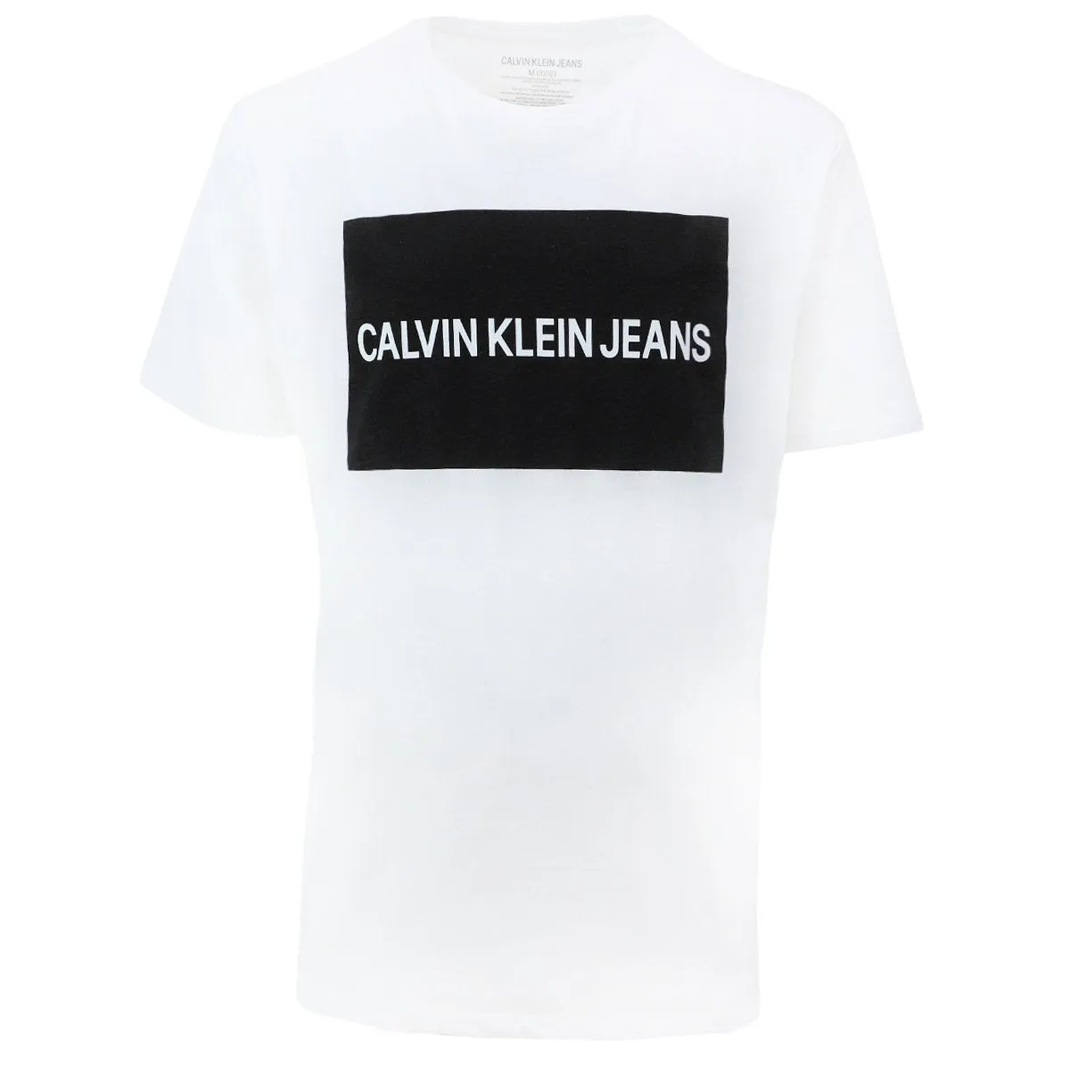 Calvin Klein Boys' Institution Logo Crew Neck T-Shirt
