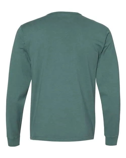Champion Men's Garment Dyed Long Sleeve T-Shirt