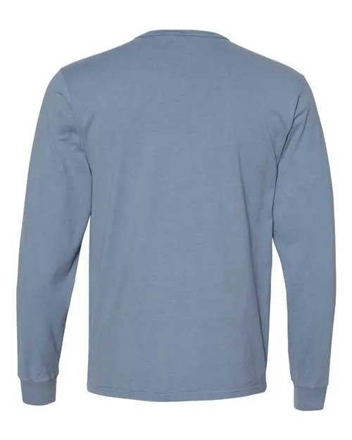 Champion Men's Garment Dyed Long Sleeve T-Shirt