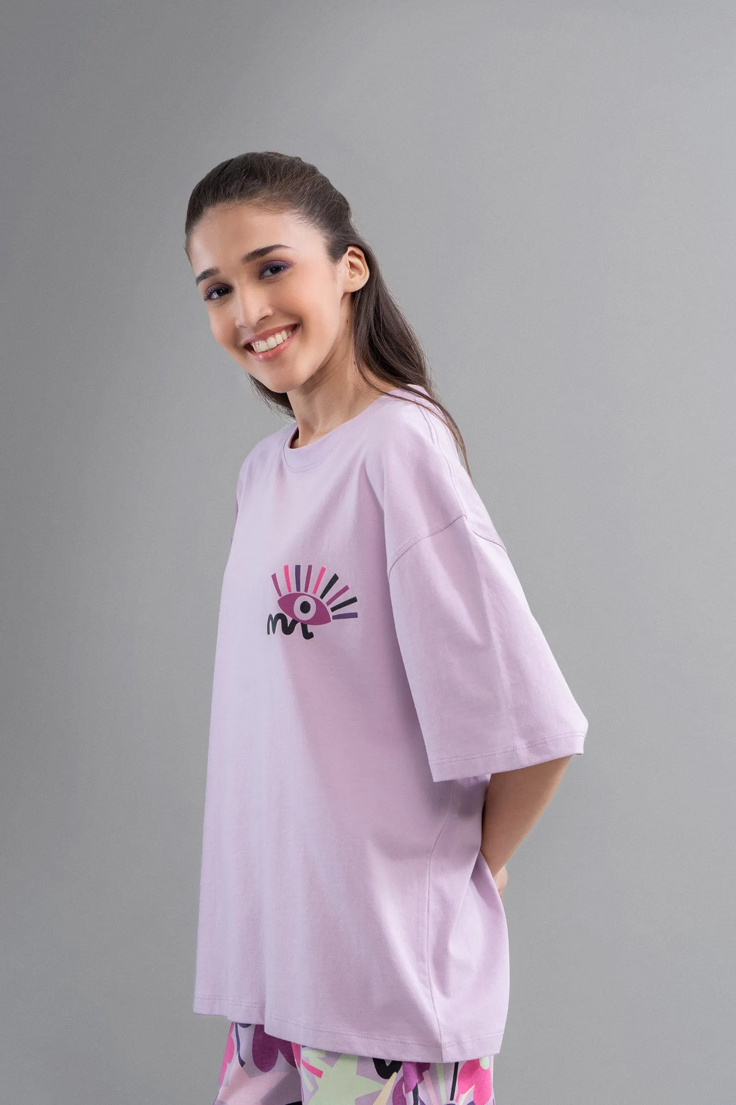 Enchanted Purple Cotton Pajama Set