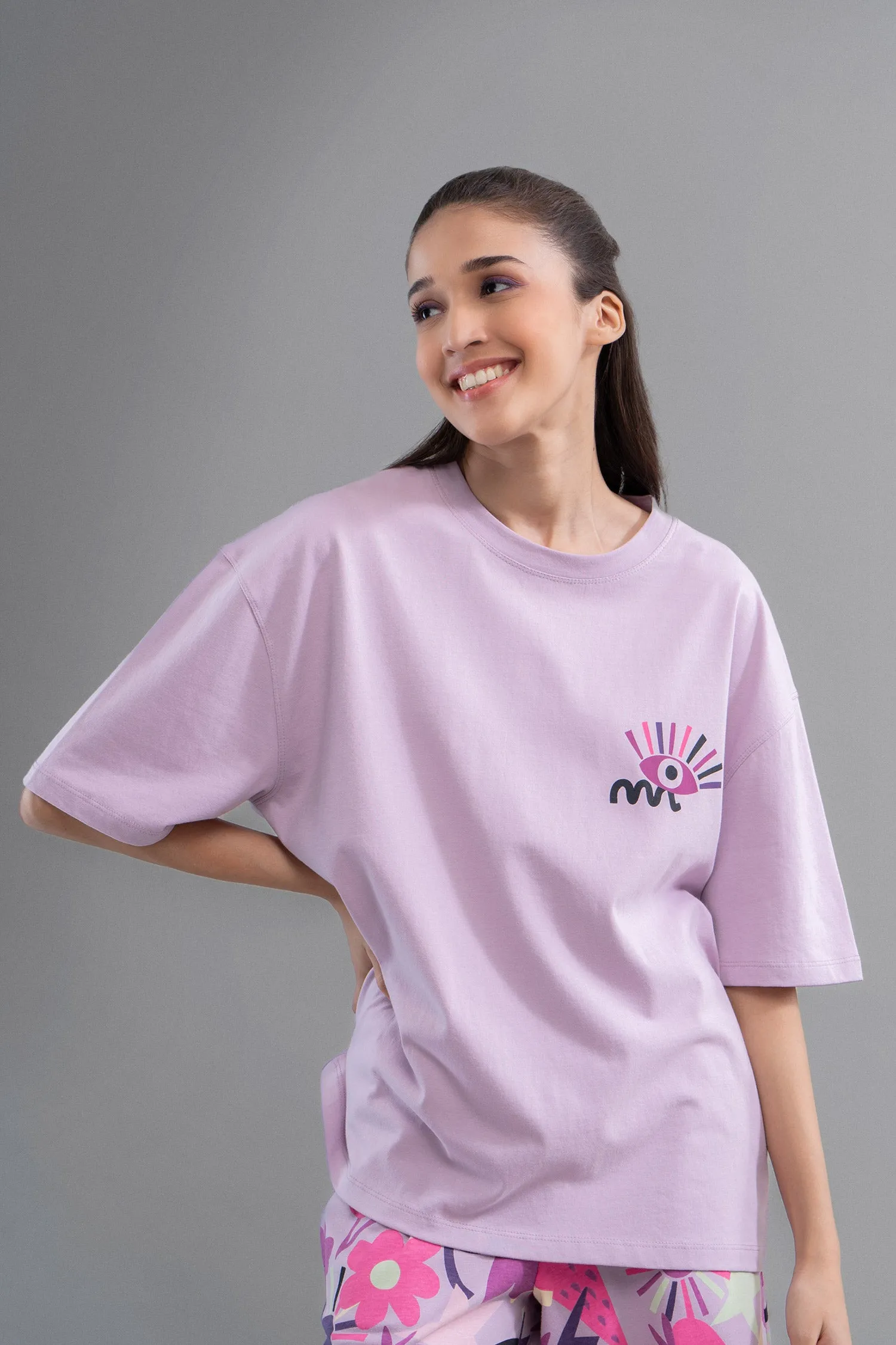 Enchanted Purple Cotton Pajama Set