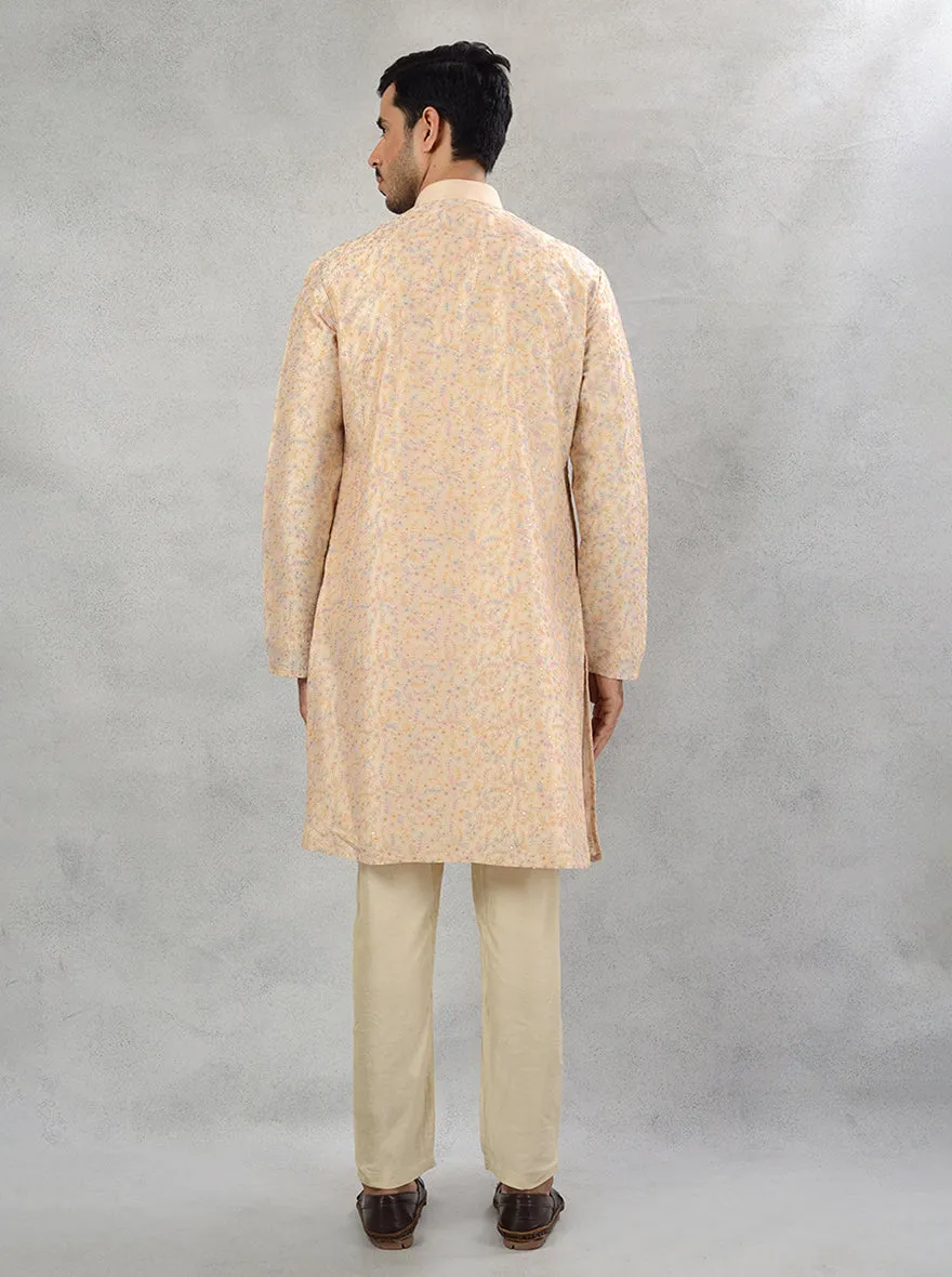 Fawn Blue Kurta Pajama | TULA