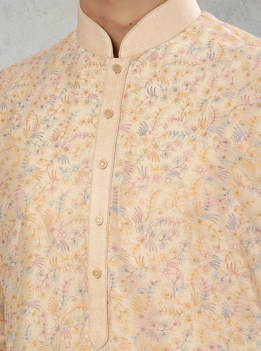Fawn Blue Kurta Pajama | TULA
