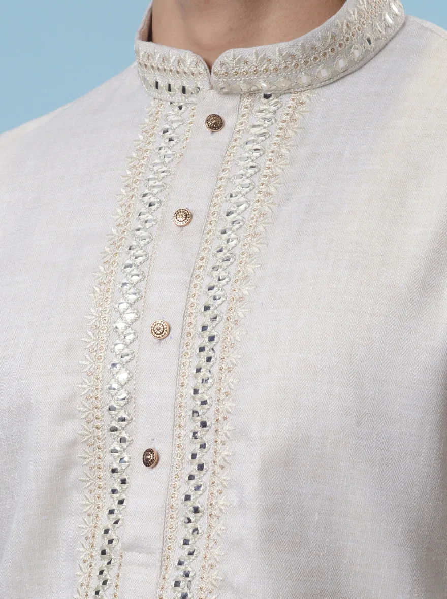 Fawn Kurta Pajama | Azania