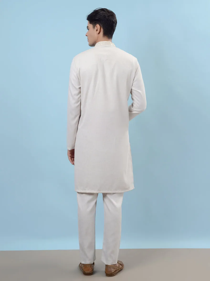 Fawn Kurta Pajama | Azania