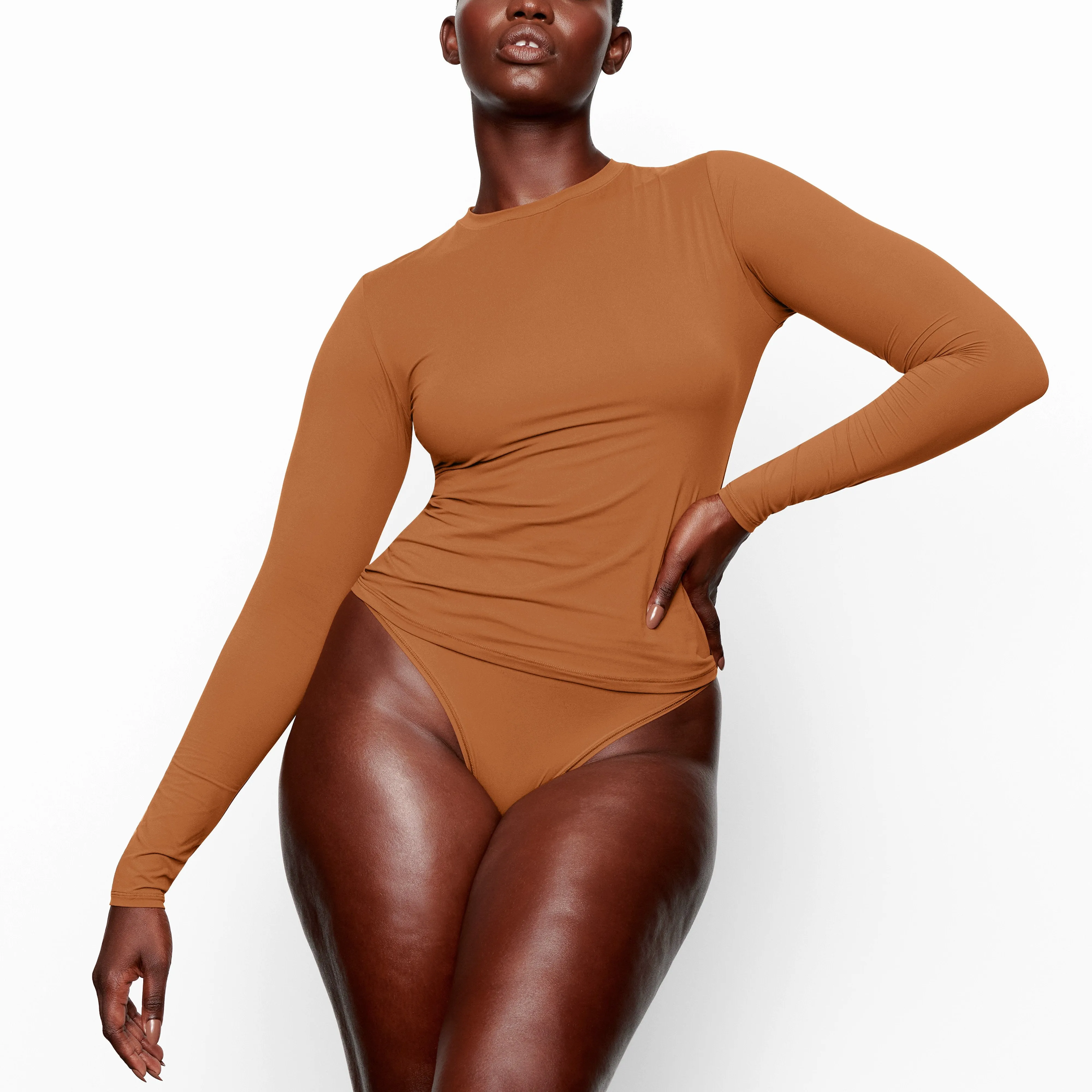 FITS EVERYBODY LONG SLEEVE T-SHIRT | COPPER