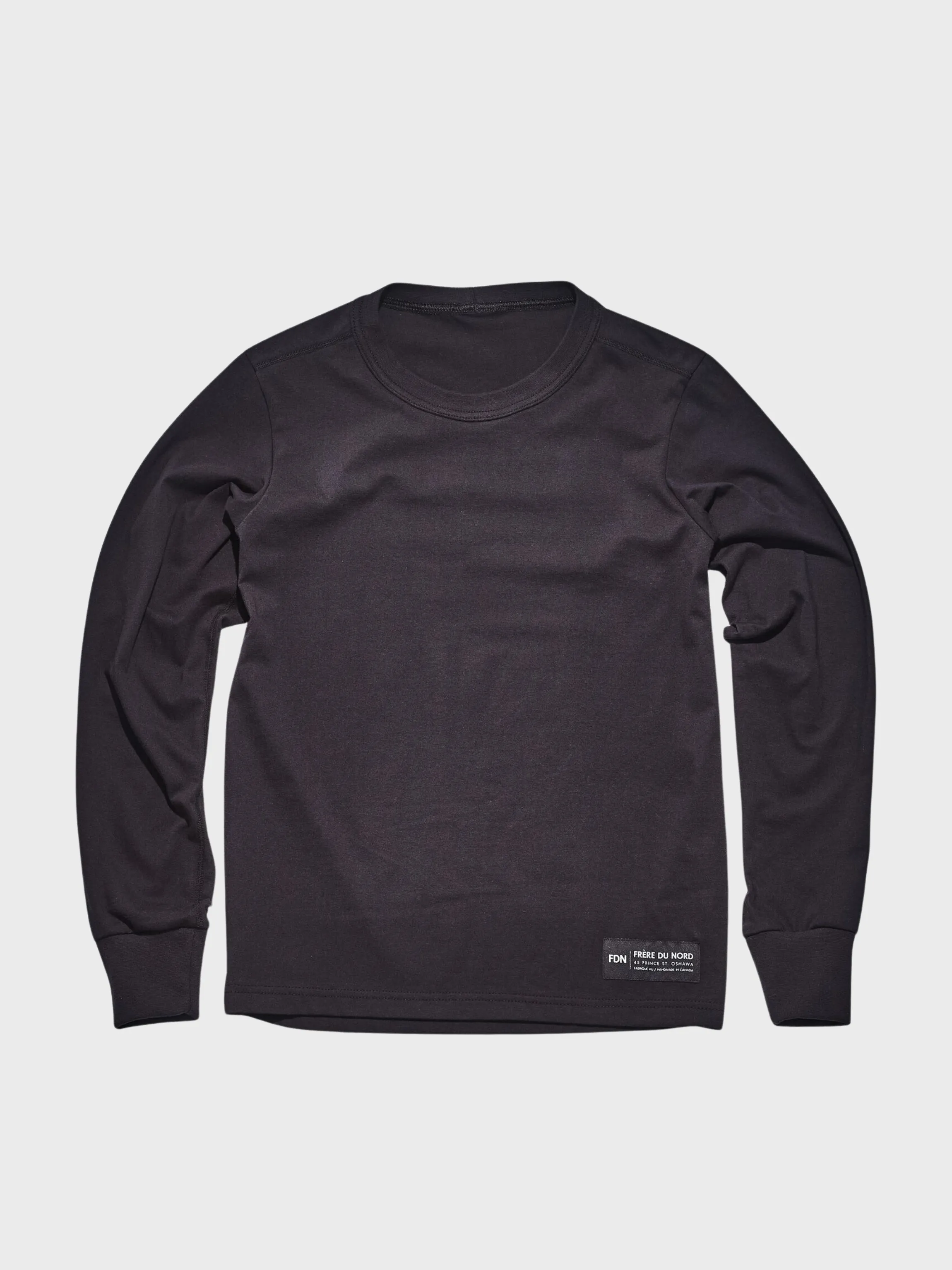 Frere Du Nord Long Sleeve T Shirt Black