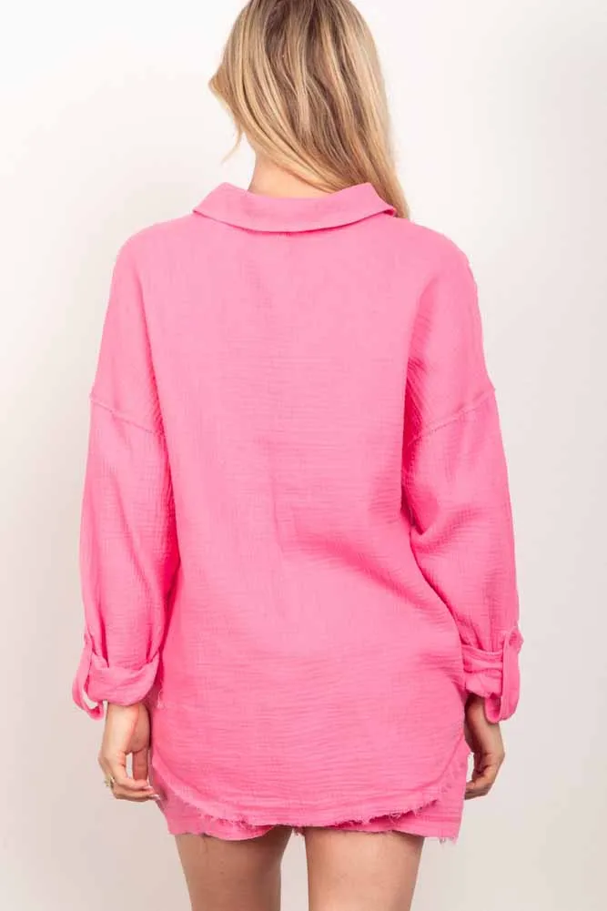 Gauze Set in Pink by Very J