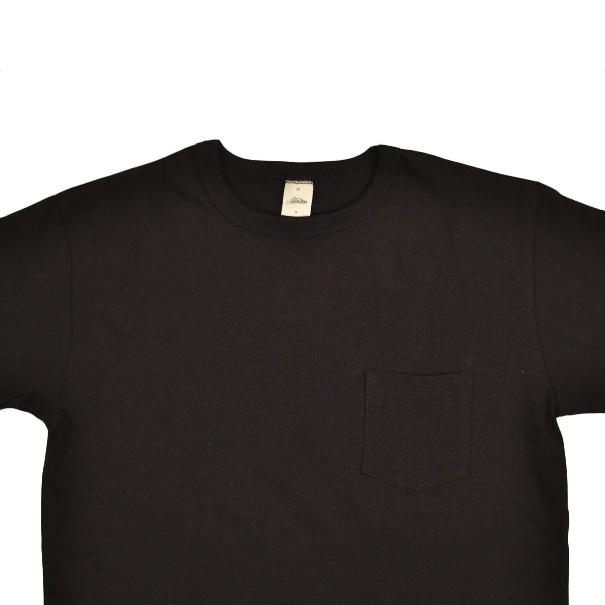 HEAVYWEIGHT POCKET TEE - BLACK