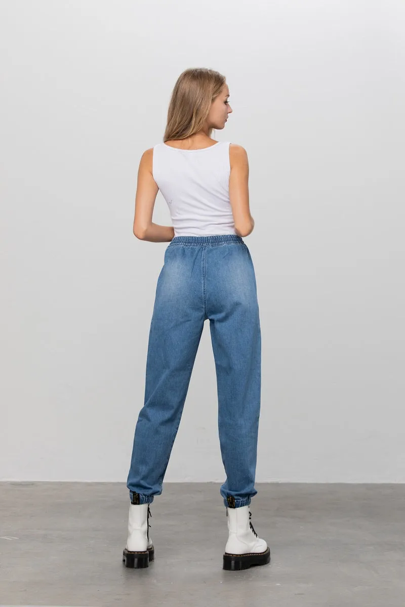 Home Alone Denim Jogger Pants