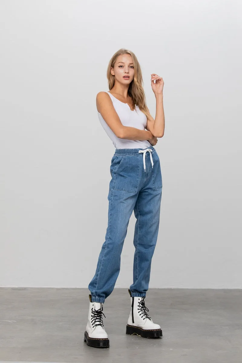 Home Alone Denim Jogger Pants