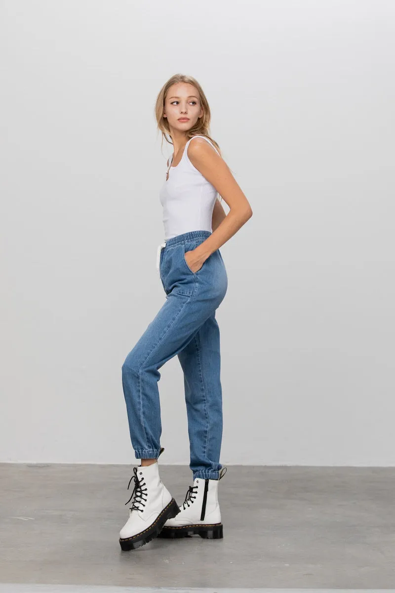 Home Alone Denim Jogger Pants