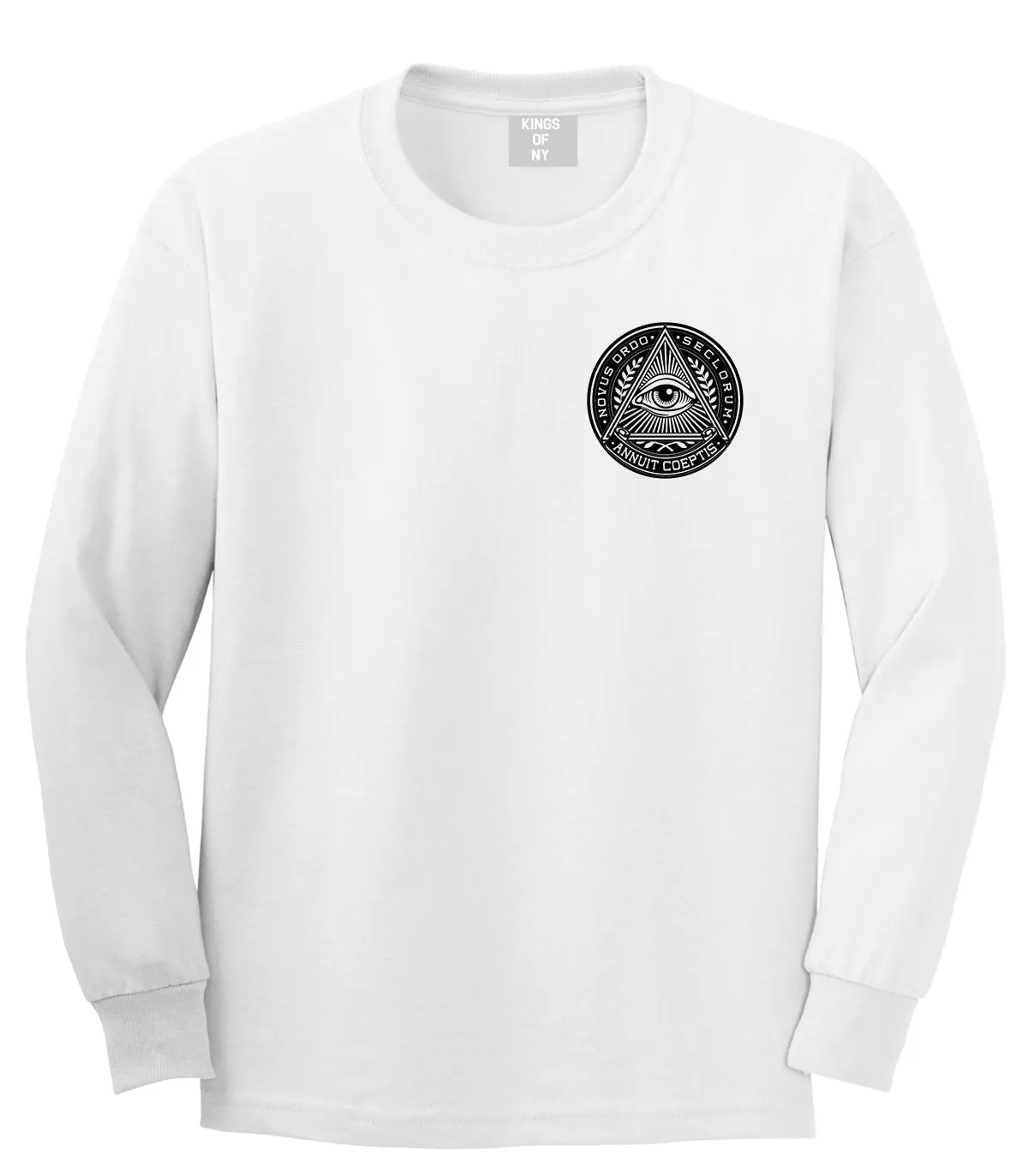 Illuminati Eye Triangle Long Sleeve T-Shirt