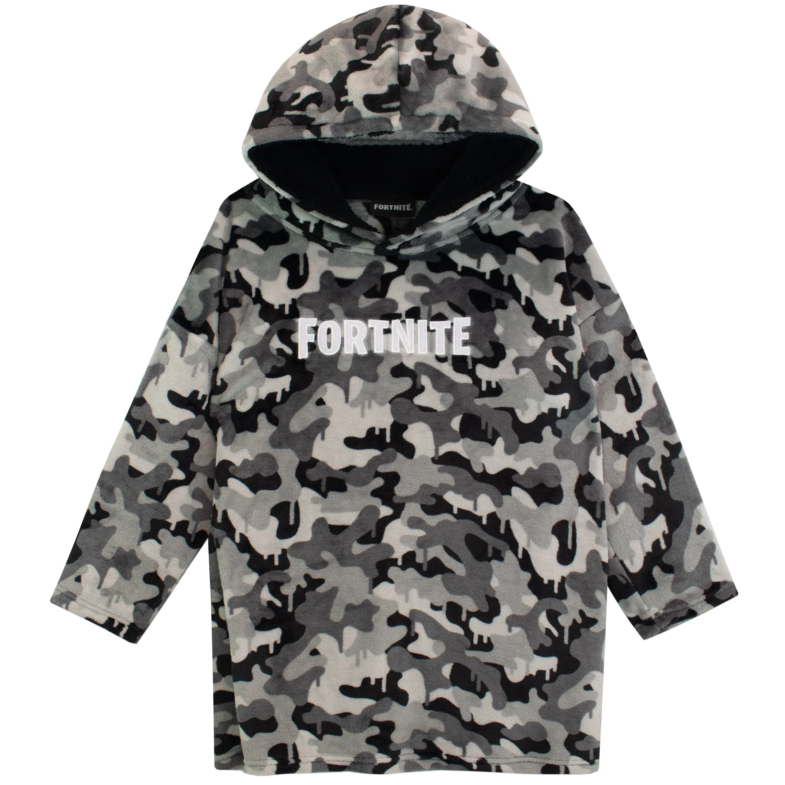 Kids Fortnite Fleece Hoodie Blanket - One Size