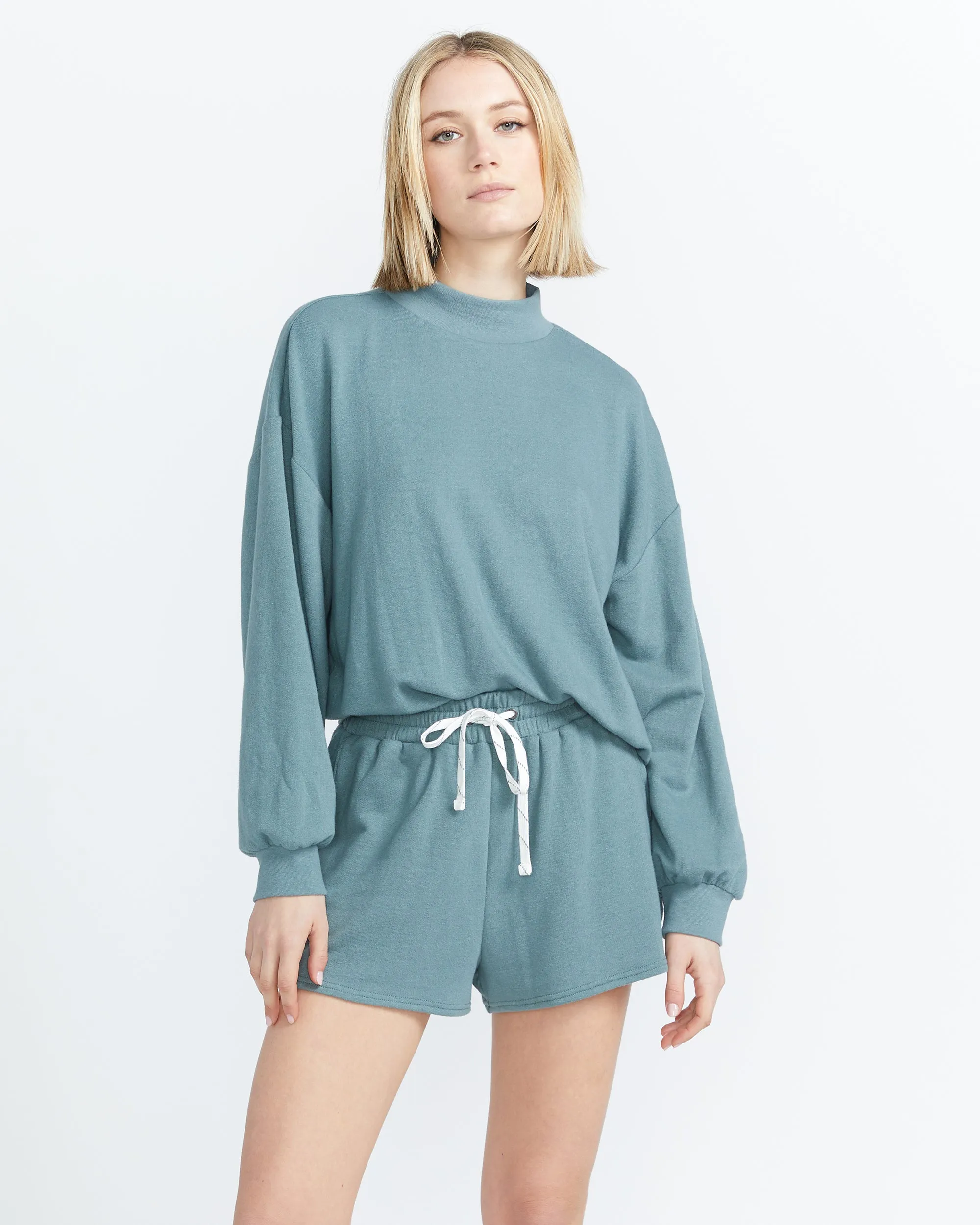 Lived in Lounge Frenchie Shorts - Sea Swell Green