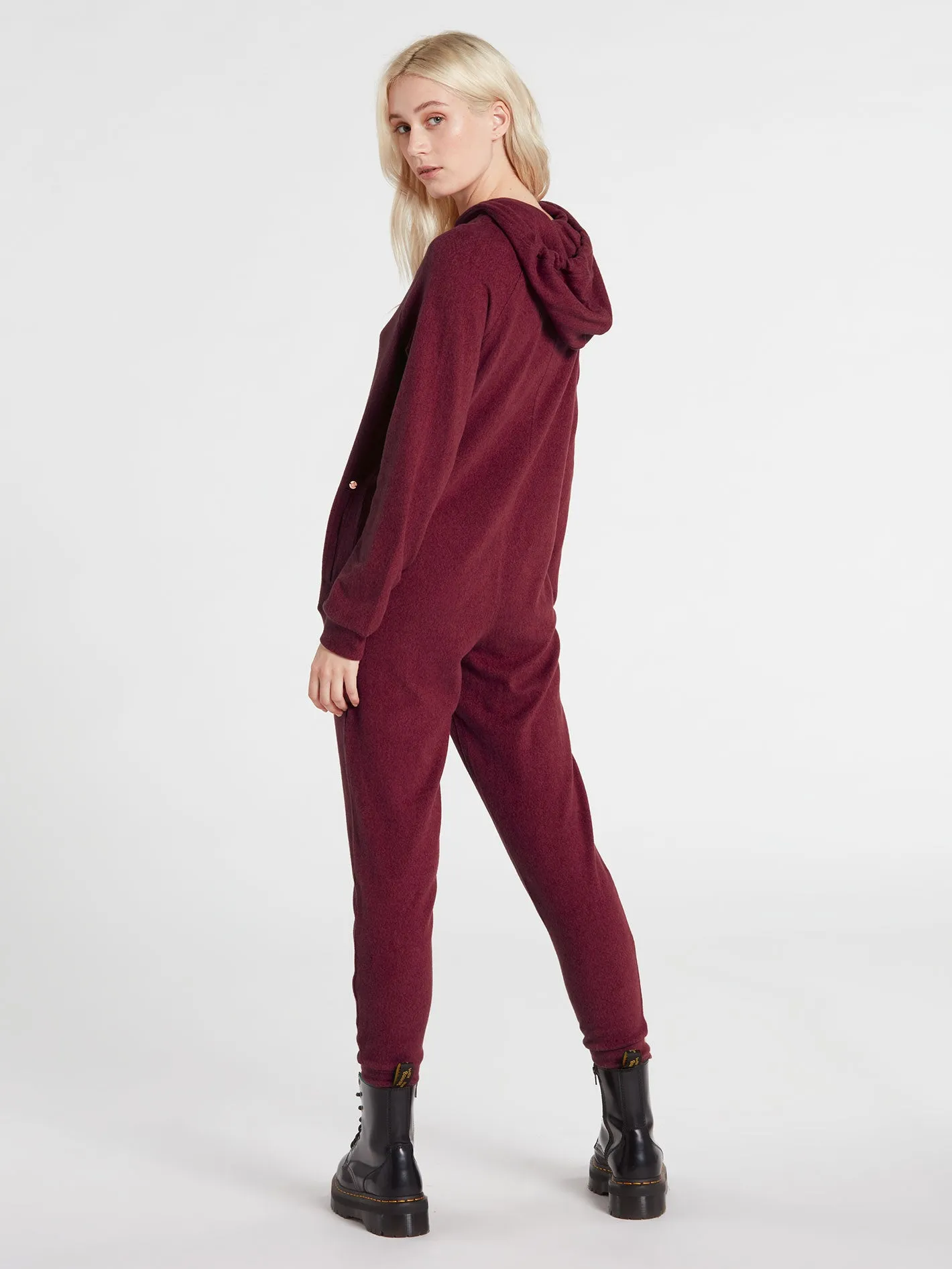Lived In Lounge Onesie - Bark Brown