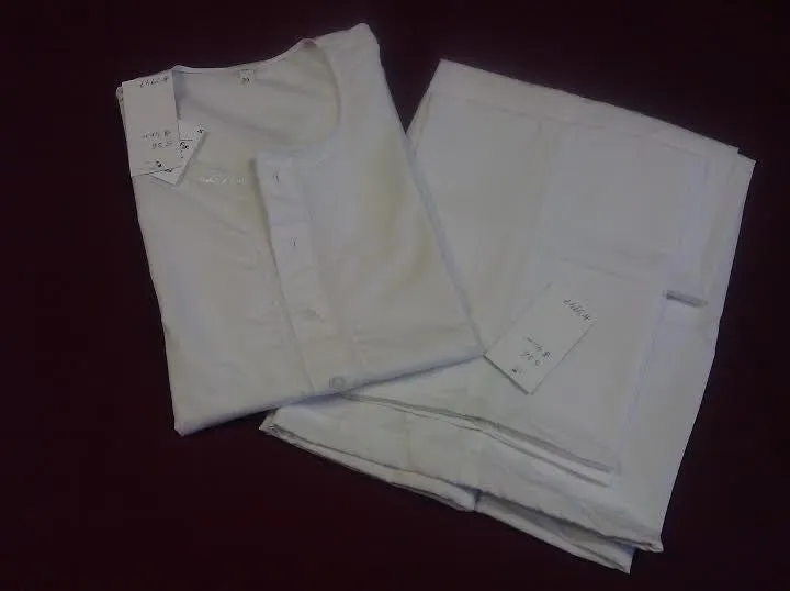 Men's 3955 White Kurta Pajama Small Medium Large Kurta Shieno Sarees