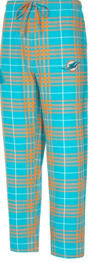 Soft Miami Dolphins Mens NFL Flannel Pajama Pants