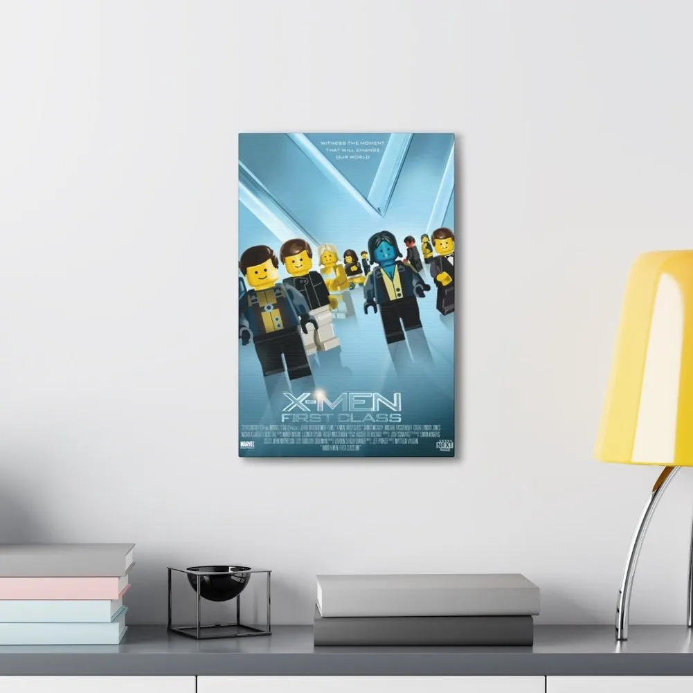 MOC  Compatible  X-Men First Class  Movie Wall Art Canvas Art With Backing.