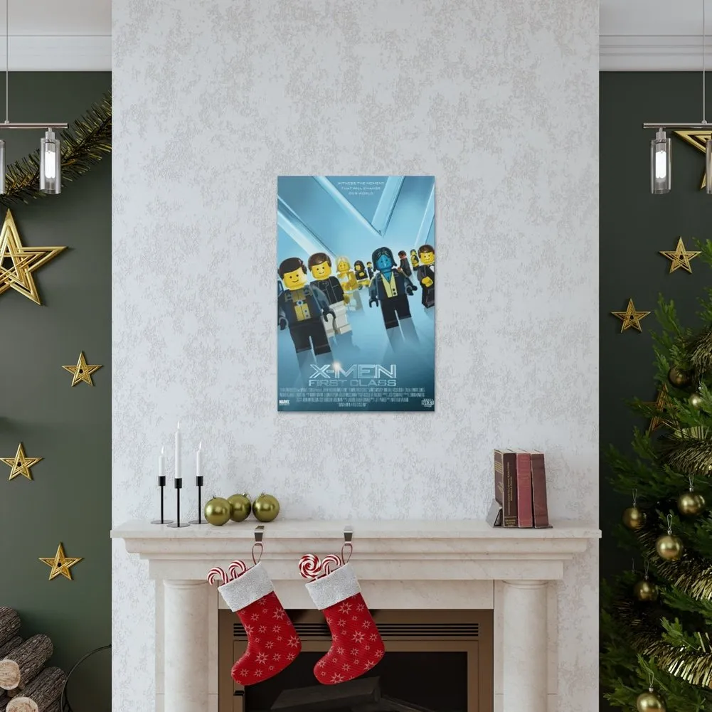 MOC  Compatible  X-Men First Class  Movie Wall Art Canvas Art With Backing.