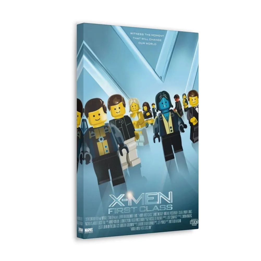 MOC  Compatible  X-Men First Class  Movie Wall Art Canvas Art With Backing.