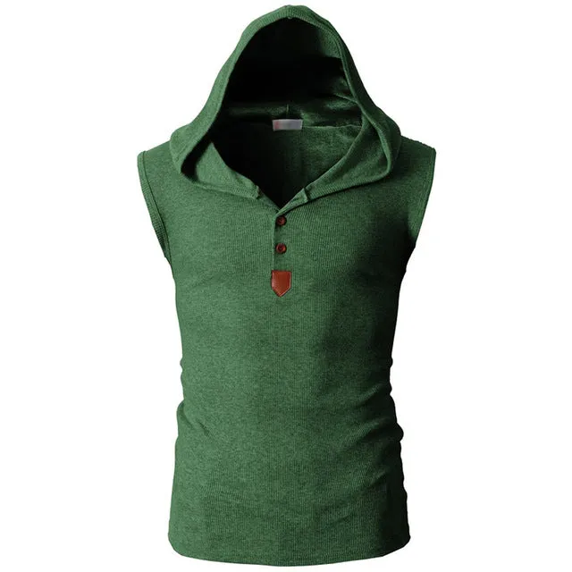 NEW Eminem Hoodies Men Slim Fit With Black Gown Hip Hop Sweatshirt Hoodie Sleeveless Sweatshirt Casual Hooded Assassins Creed