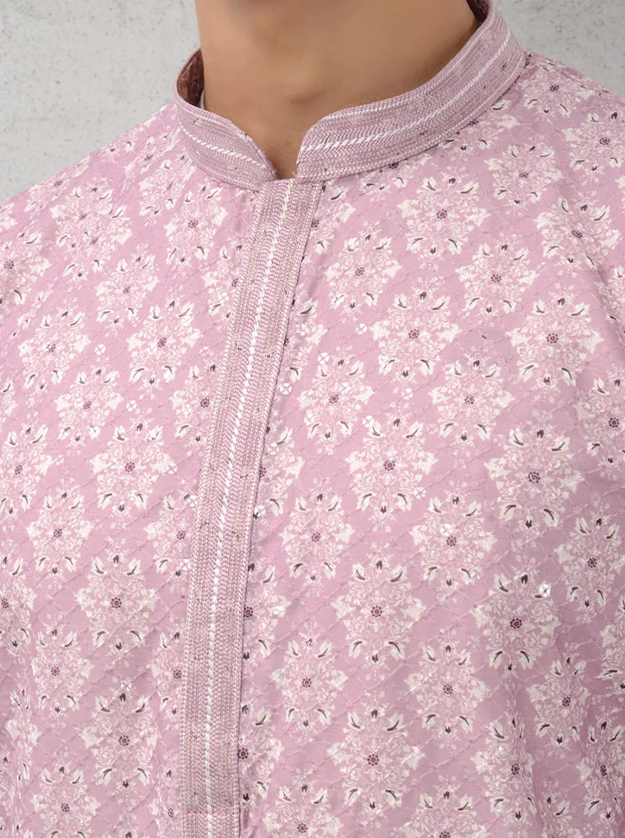 Onion Pink Kurta Pajama | Azania