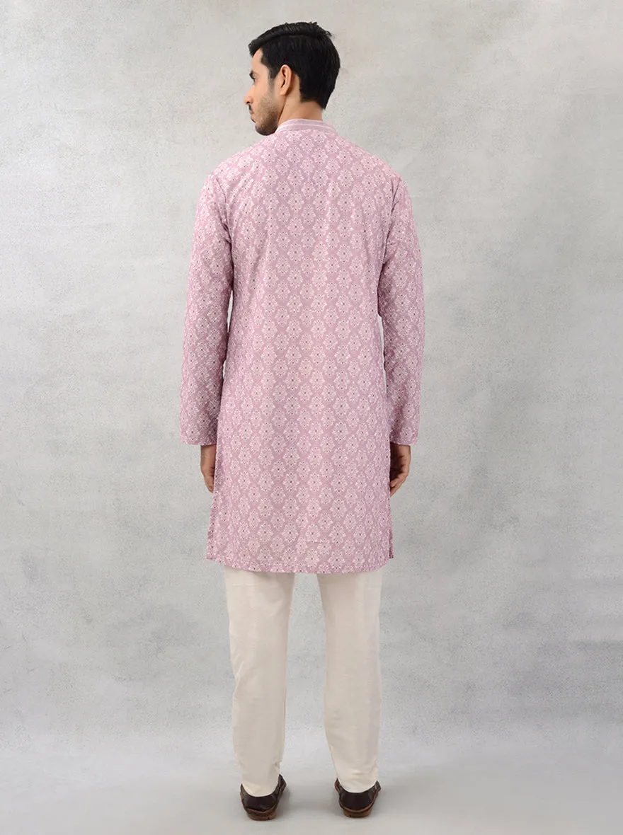 Onion Pink Kurta Pajama | Azania
