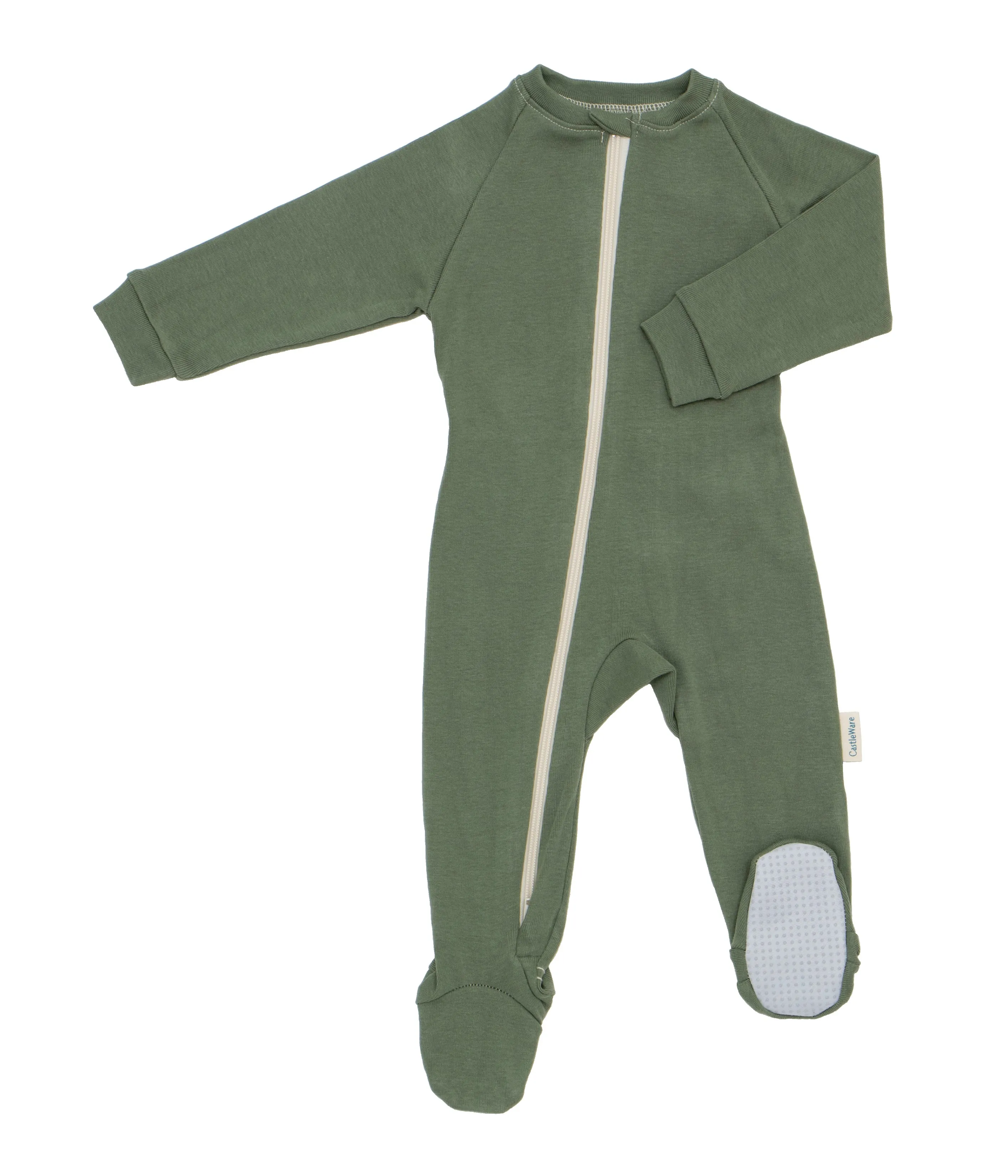 Organic Cotton Fleece Footed Sleeper TOG 2.0