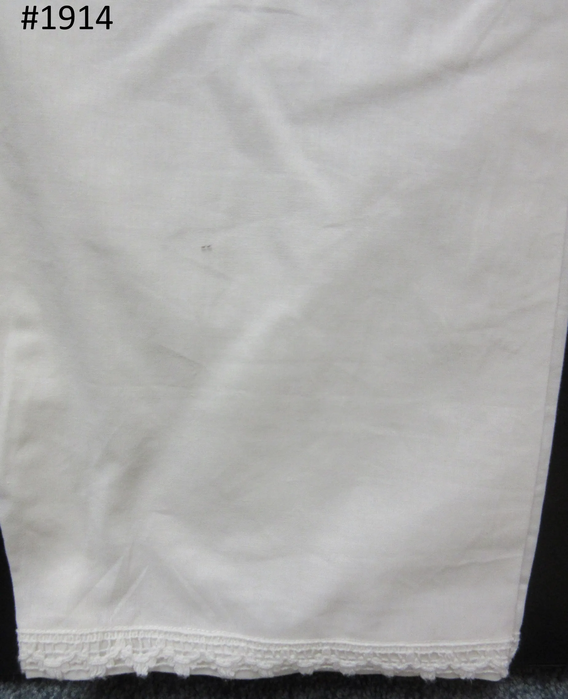 Palazzo 6651914 Solid White Medium Size Women Straight Pajama Pants