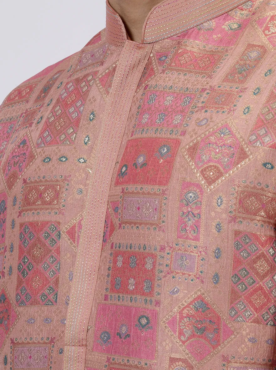 Peach Pink Kurta Pajama | TULA