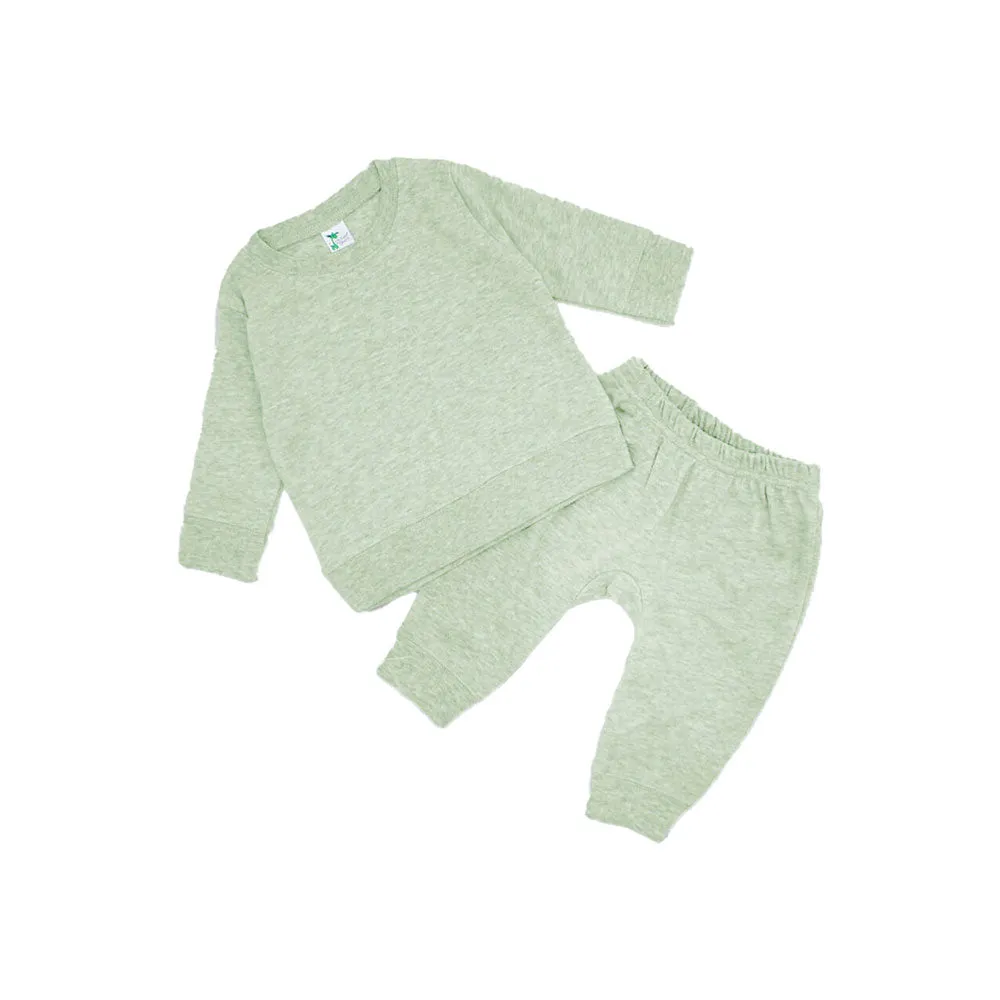 Personalized Leighton Jogger Set for Babies with Stitch Script