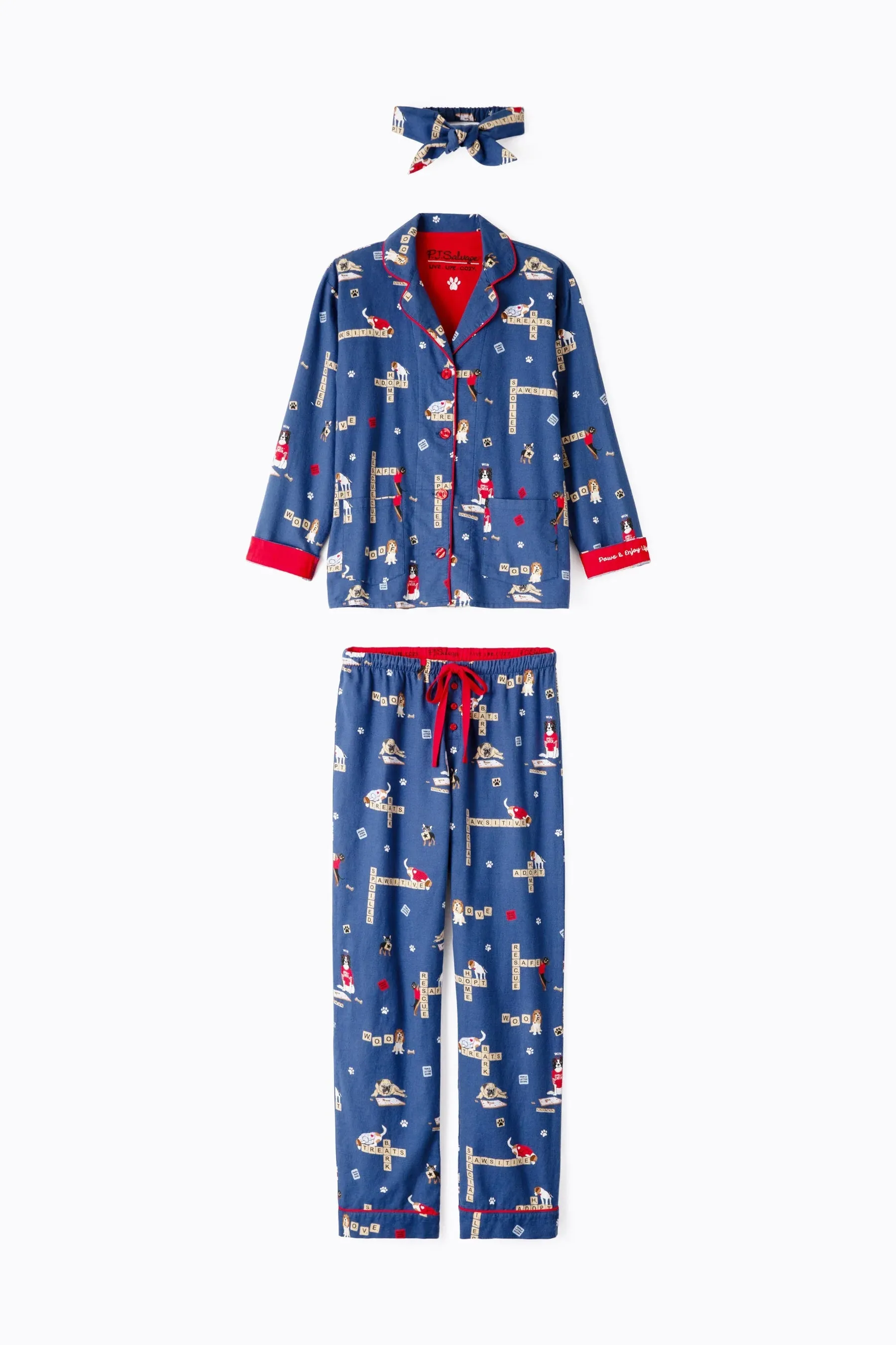 PJ Flannel Paws & Enjoy