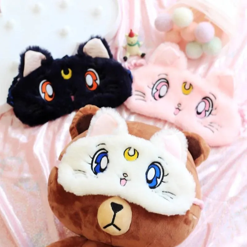 Plush Kitten Sleep Mask