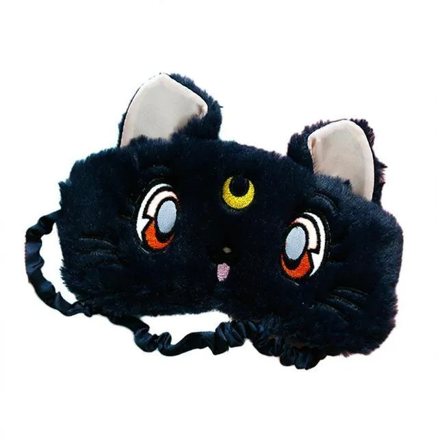 Plush Kitten Sleep Mask