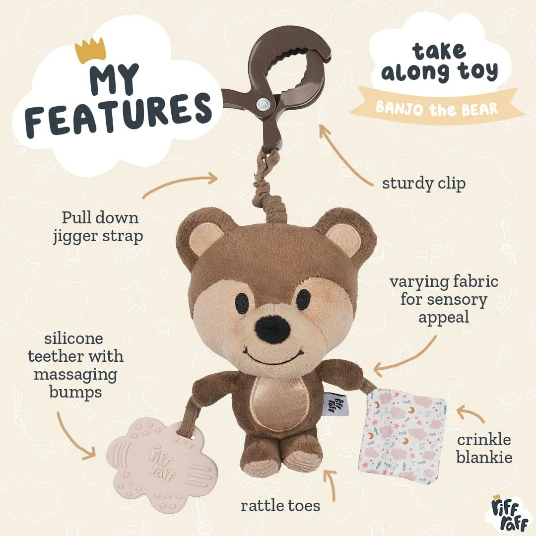 Pram Toy - Banjo The Bear