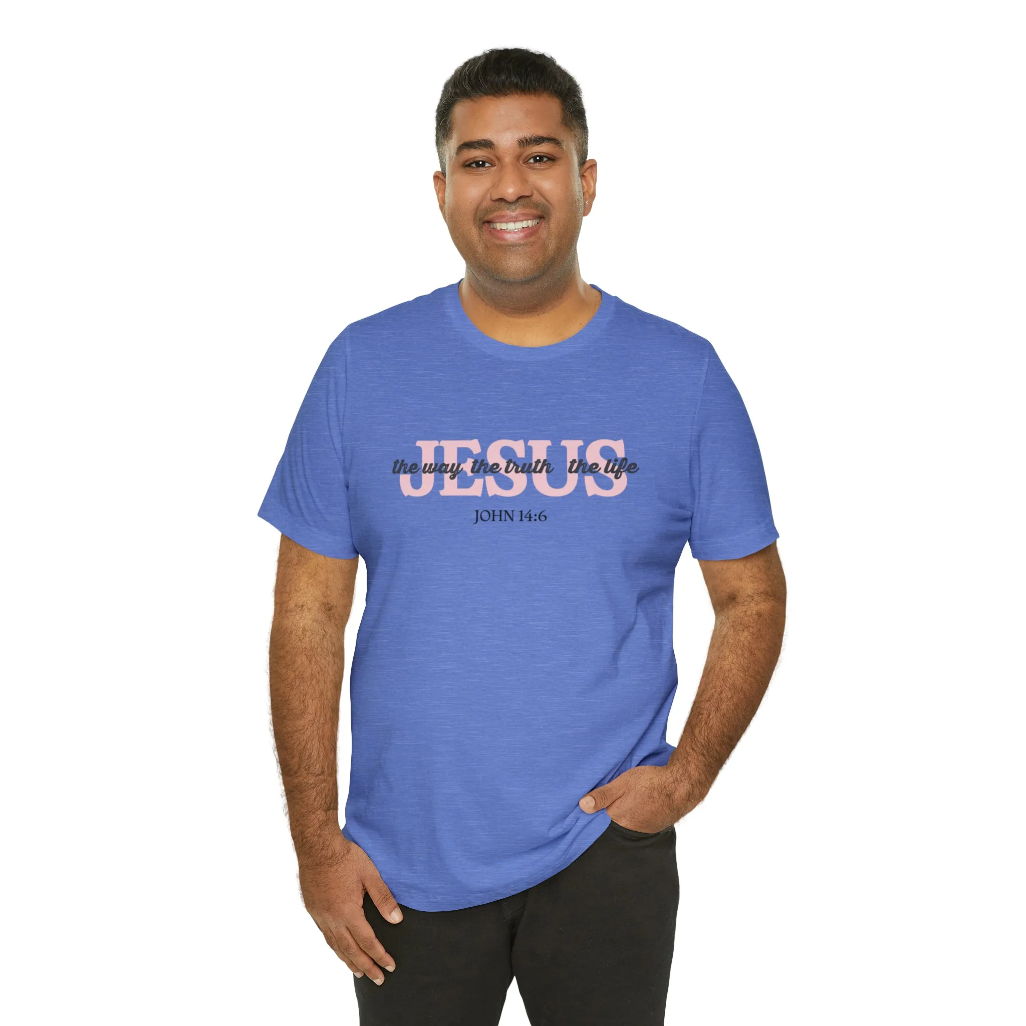 "Jesus is the way" Bella Canvas Unisex Jersey Short Sleeve Tee