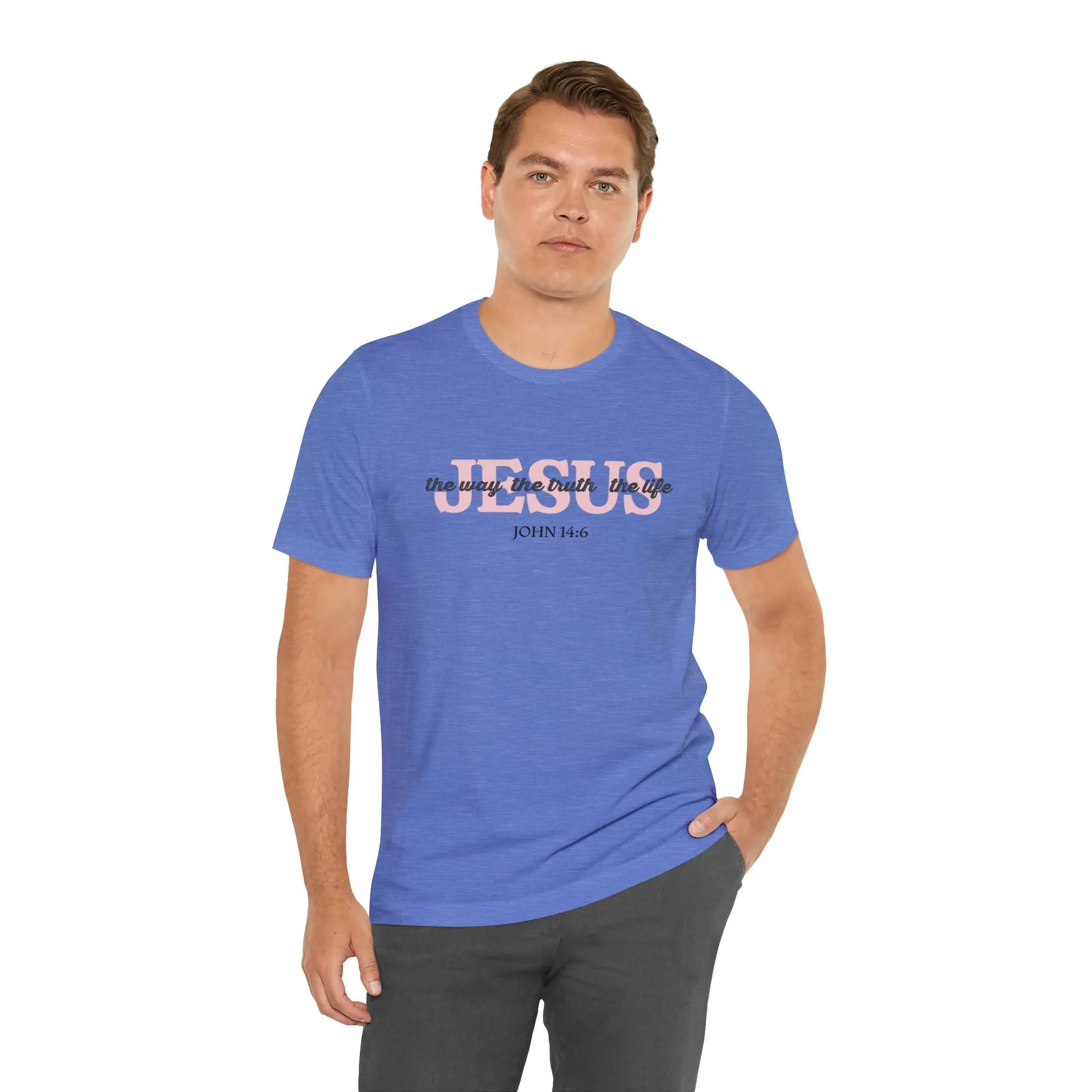 "Jesus is the way" Bella Canvas Unisex Jersey Short Sleeve Tee