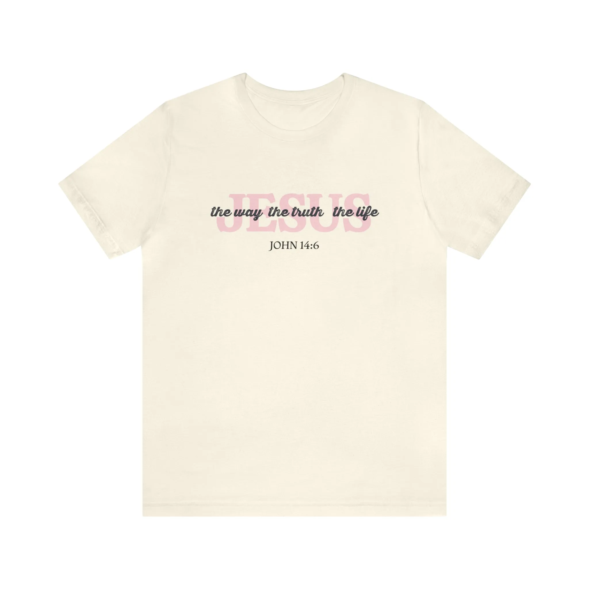 "Jesus is the way" Bella Canvas Unisex Jersey Short Sleeve Tee