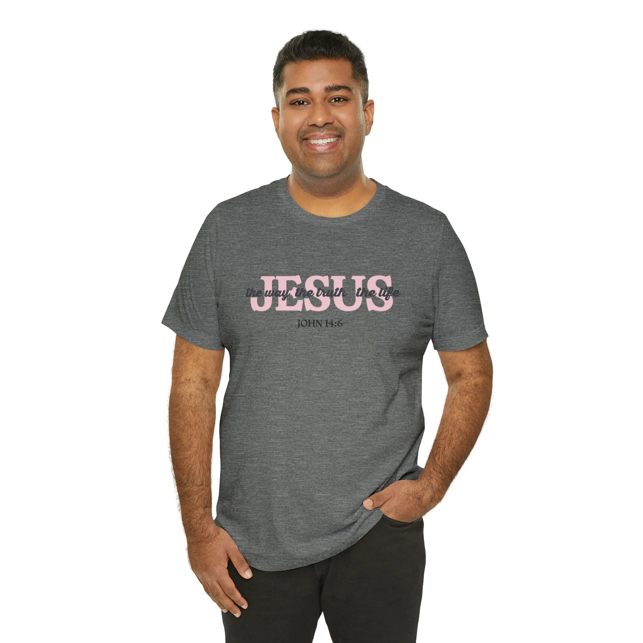 "Jesus is the way" Bella Canvas Unisex Jersey Short Sleeve Tee